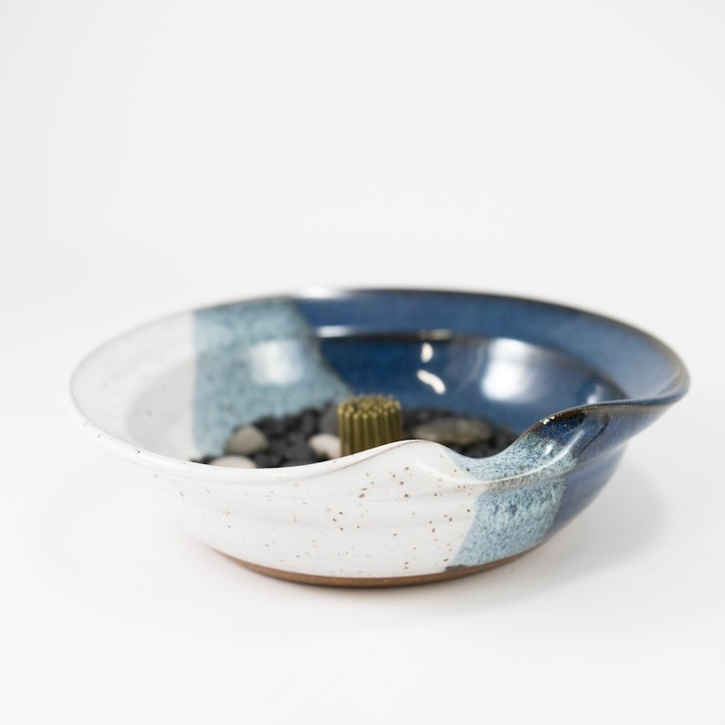 Ikebana Pot in North Glaze from Joy Friedman at Pinch in Northampton, MA