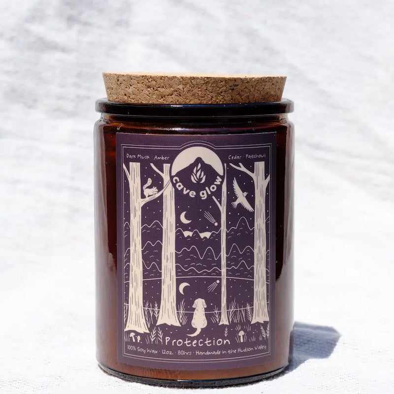 Protection 12oz Candle from Cave Glow Studio at Pinch in Northampton, MA