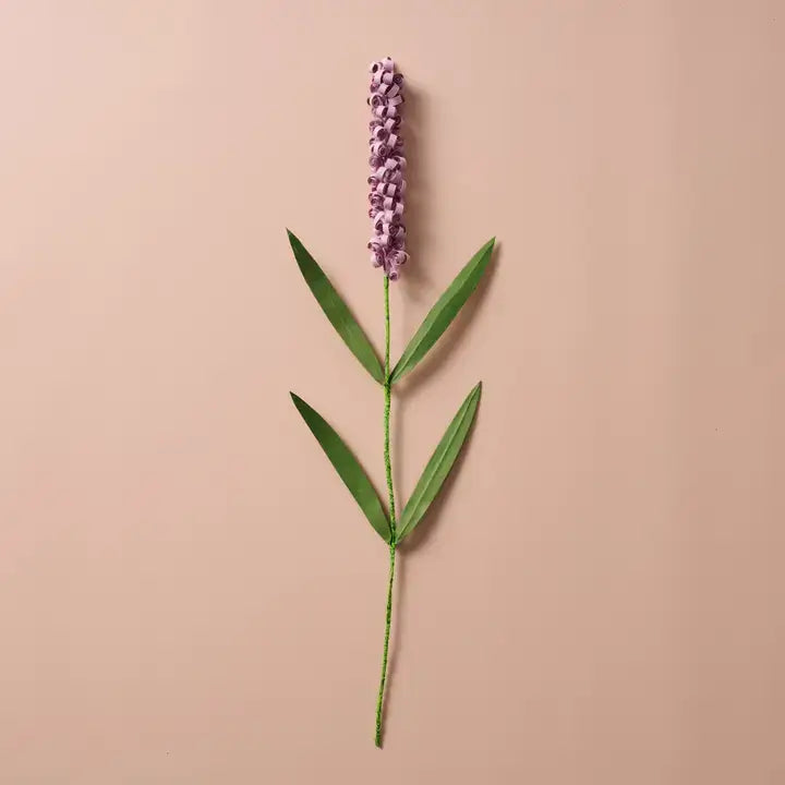 Jute Paper Lilac FLower Purple