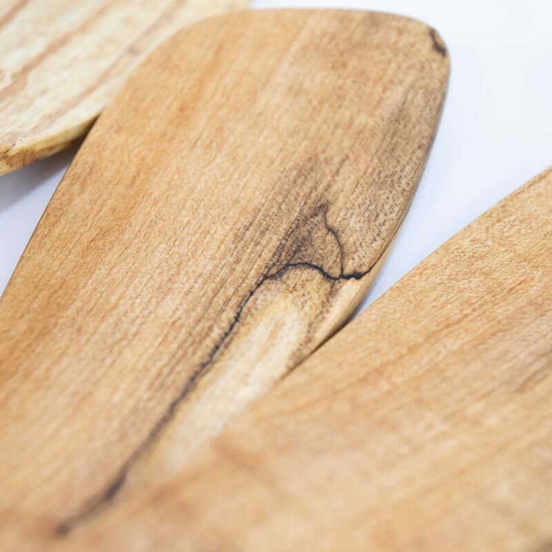 Rustic Spalted Maple Salad Servers at PINCH