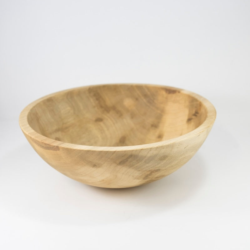 13" Round Spalted Maple Bowl from Spencer Peterman at Pinch in Northampton, MA