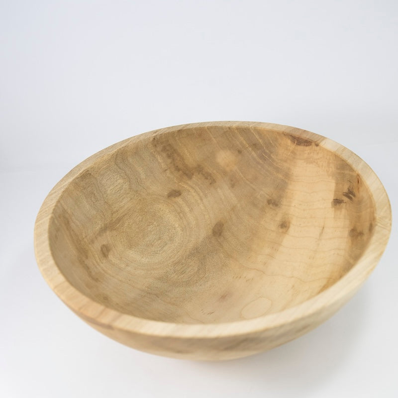 13" Round Spalted Maple Bowl from Spencer Peterman at Pinch in Northampton, MA