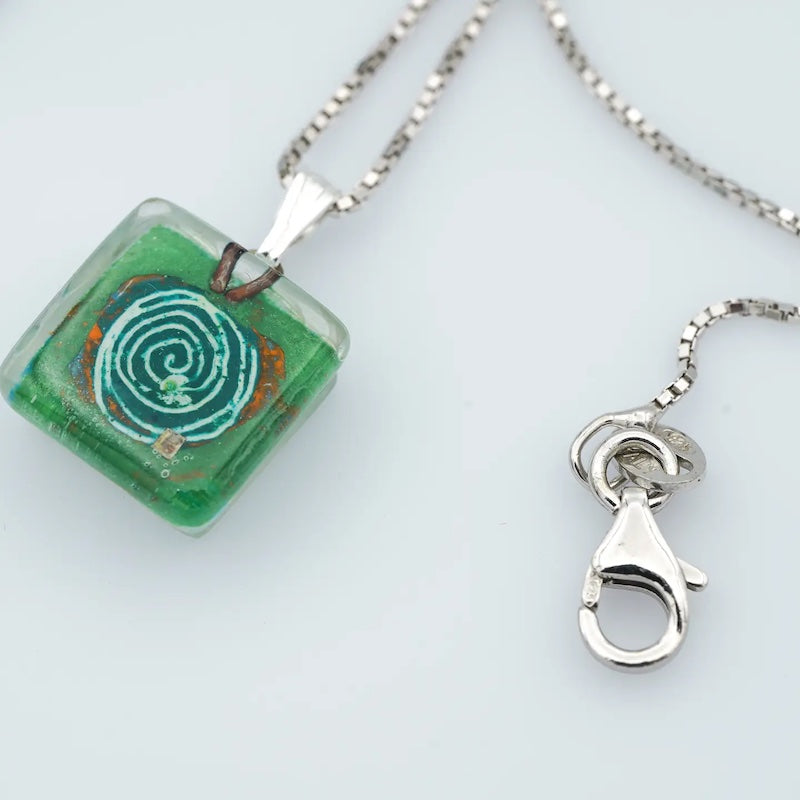 Mesmer Selva Necklace from Momo Glassworks at Pinch in Northampton, MA