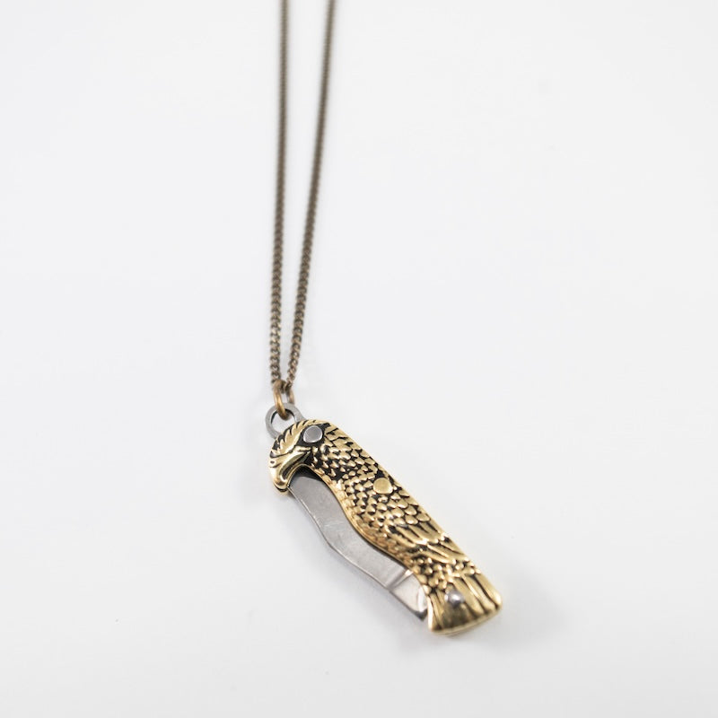 Bird Knife Necklace from Ornamental Things at Pinch in Northampton, MA