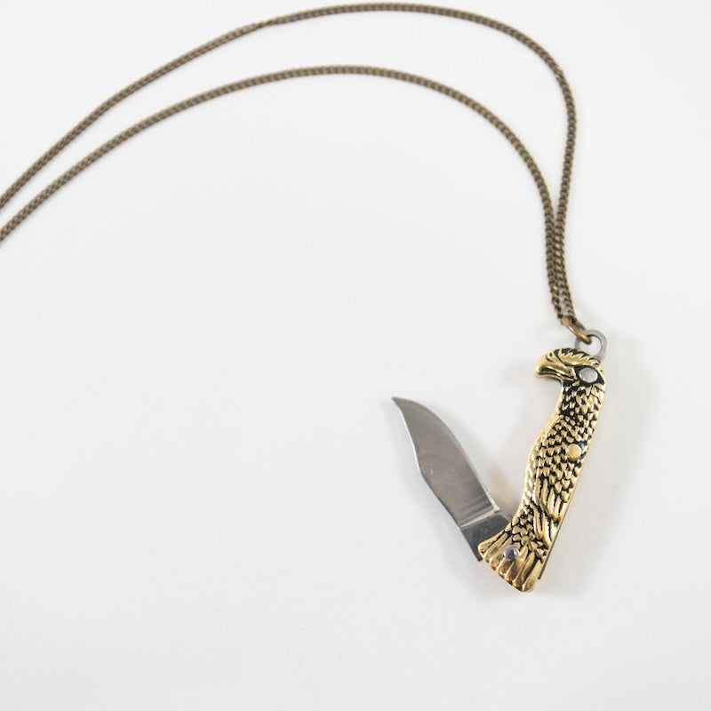 Bird Knife Necklace from Ornamental Things at Pinch in Northampton, MA