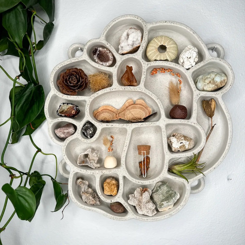 Shelf of Inspiration #1 in Stone Cement from The Minimalist Ceramist at Pinch in Northampton, MA