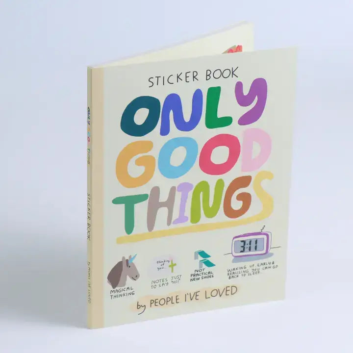 Only Good Things Sticker book at PINCH