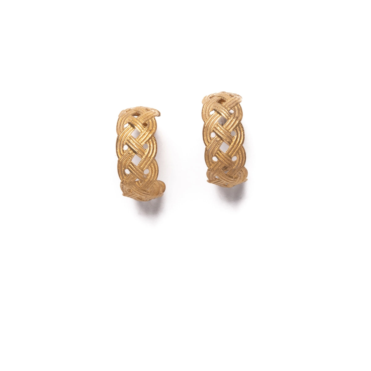Braided Hoop Earrings