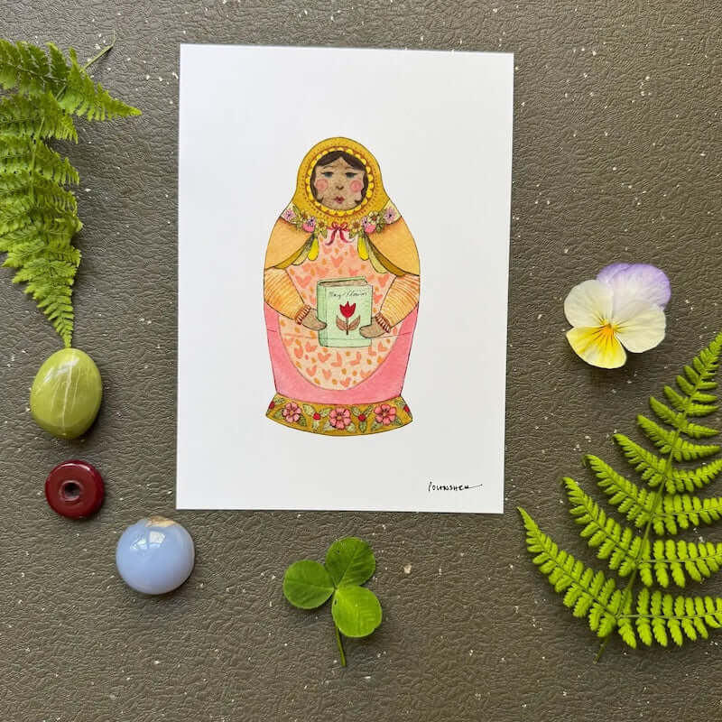 Forest Matron: The Book 5x7 Print from Polanshek of the Hills at Pinch in Northampton, MA