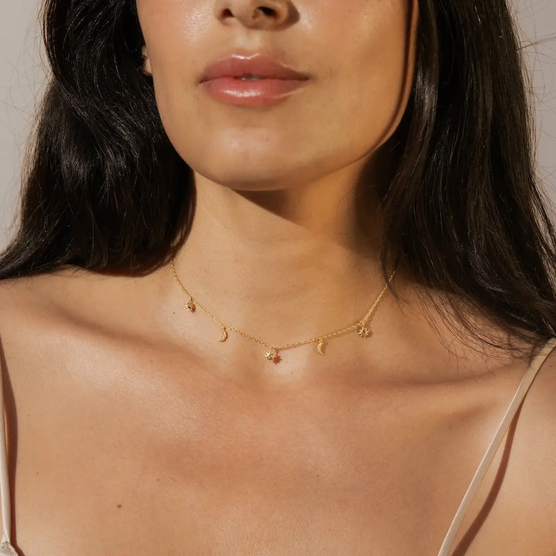 Stars & Moon Choker from Satya at Pinch in Northampton, MA