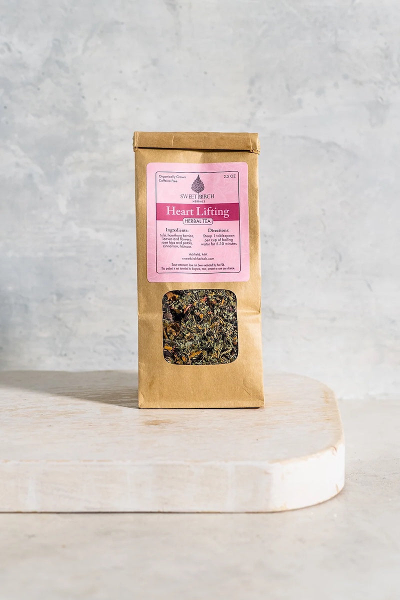 Heart Lifting Tea from Sweet Birch Herbals at Pinch in Northampton, MA