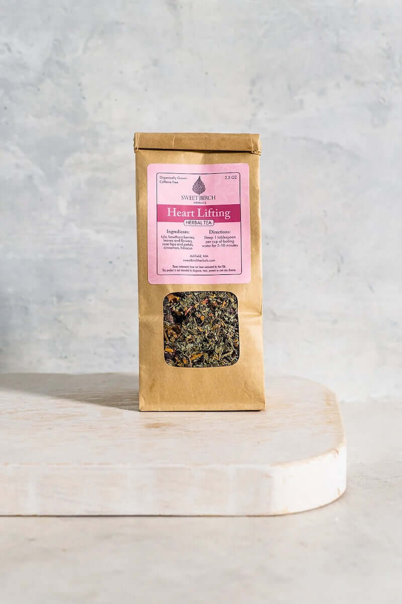 Heart Lifting Tea from Sweet Birch Herbals at Pinch in Northampton, MA