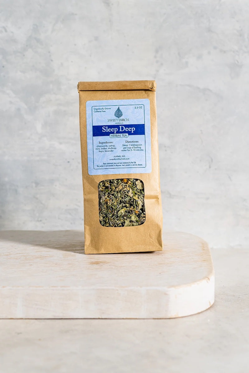 Sleep Deep Tea from Sweet Birch Herbals at Pinch in Northampton, MA