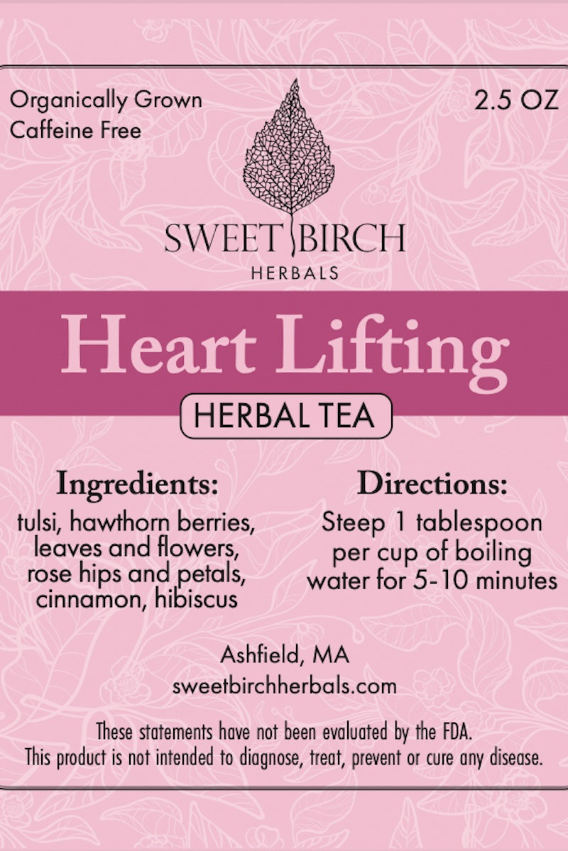 Heart Lifting Tea from Sweet Birch Herbals at Pinch in Northampton, MA