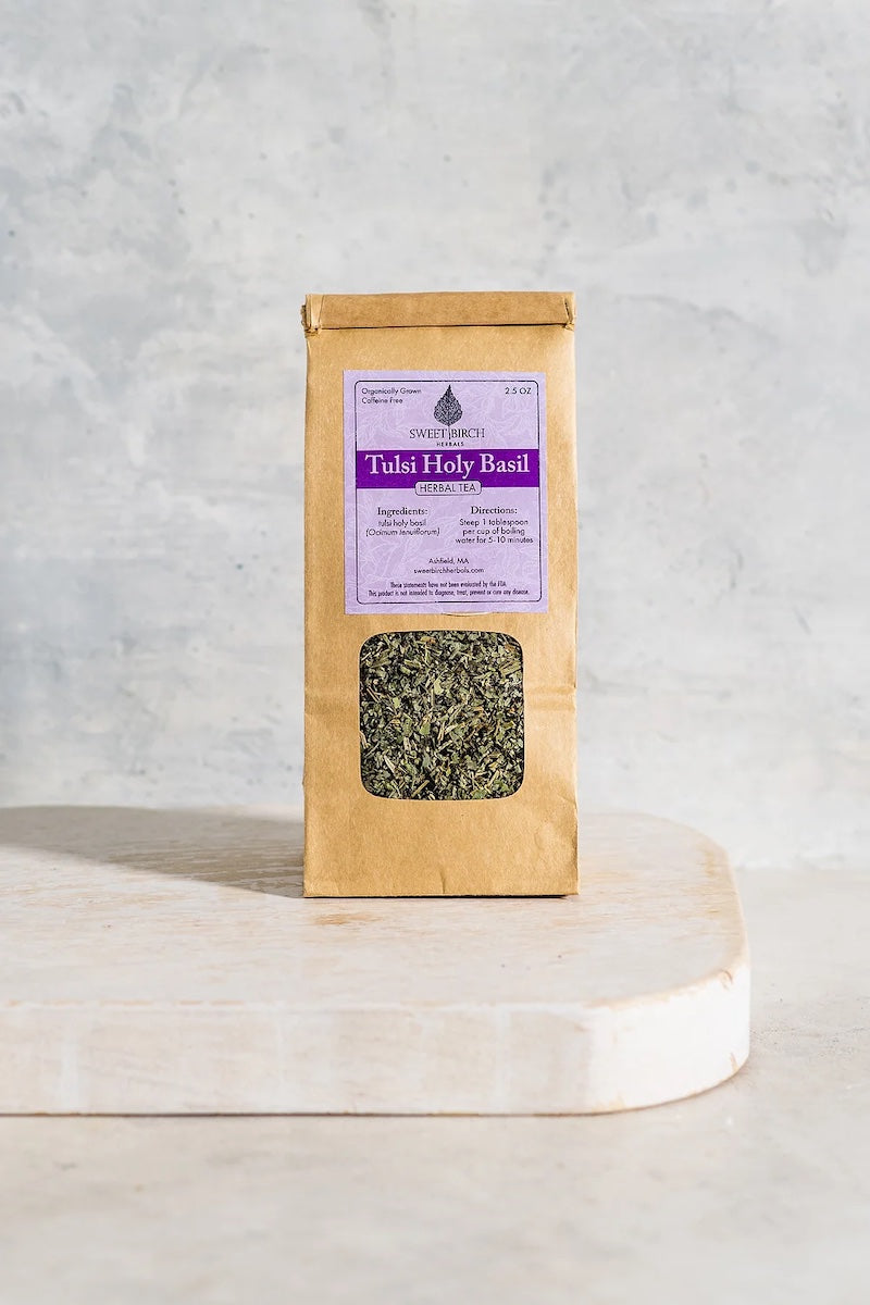 Tulsi Holy Basil Tea from Sweet Birch Herbals at Pinch in Northampton, MA