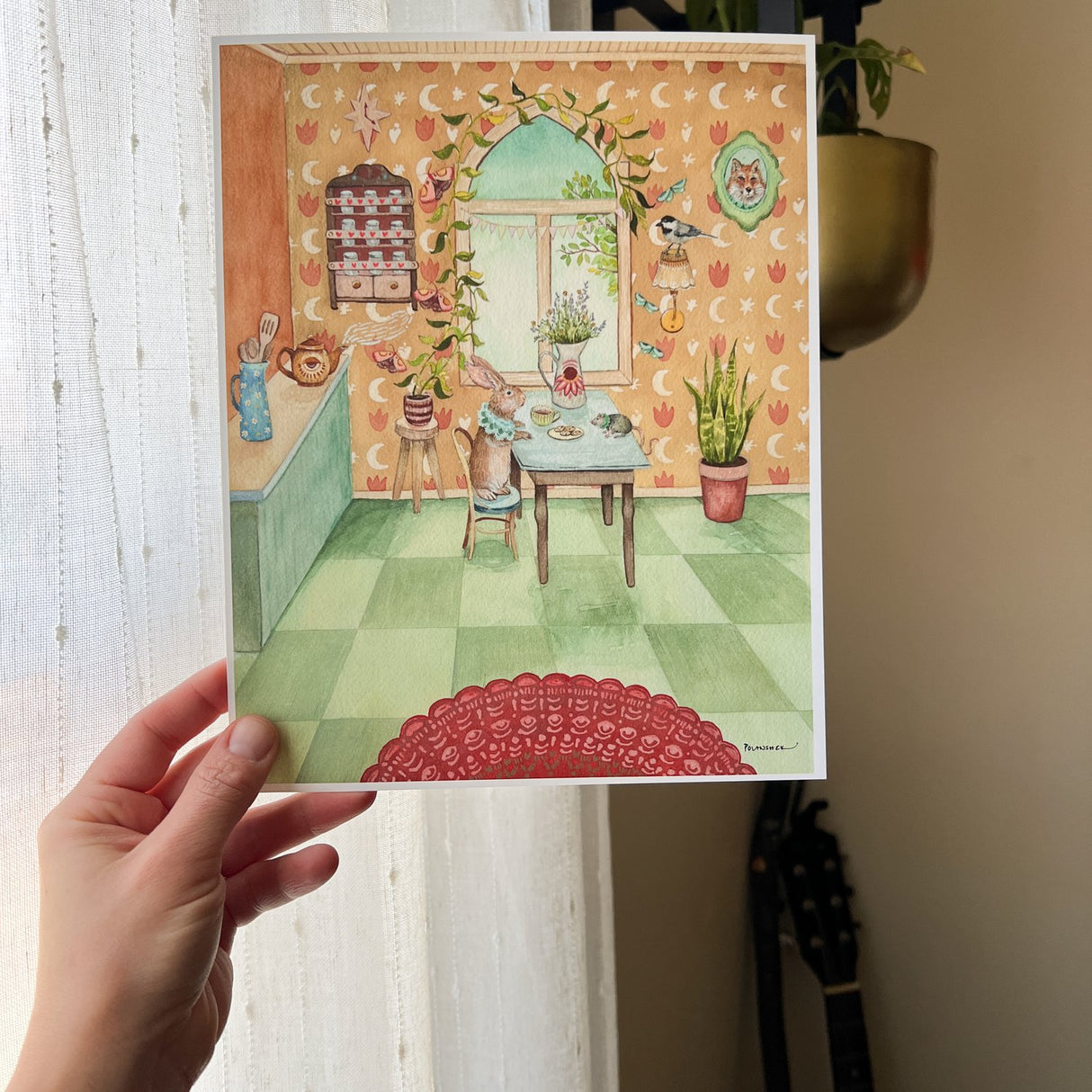 Woodland Homestead: The Kitchen 8x10 Print from Polanshek of the Hills at Pinch in Northampton, MA