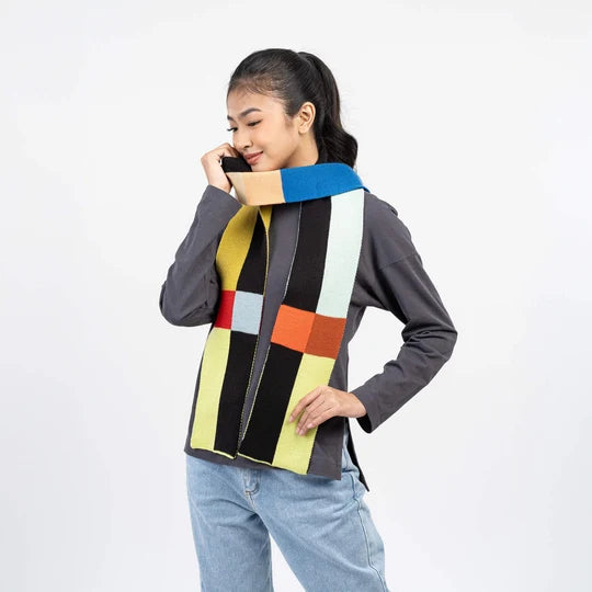 Chroma Skinny Scarf in Black