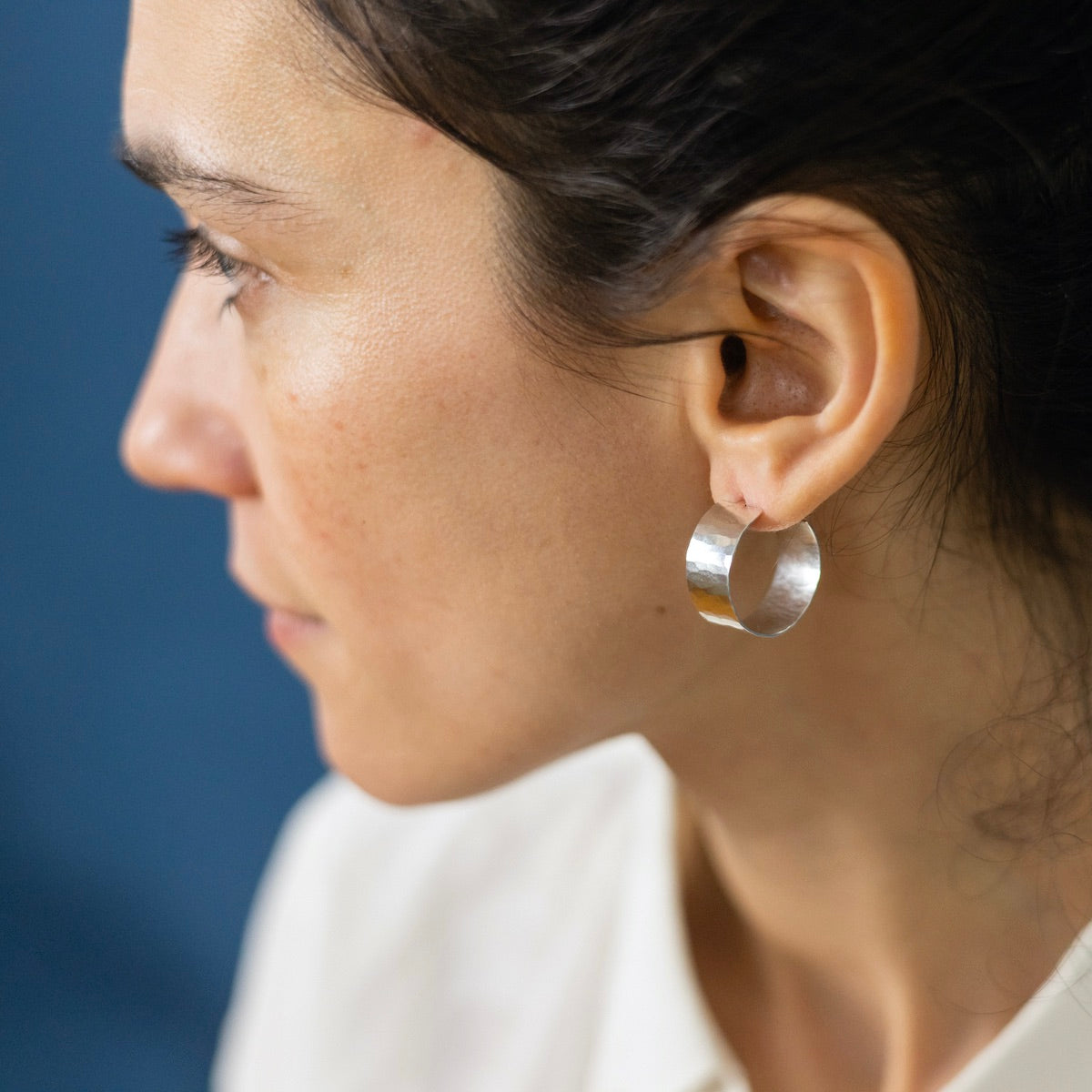 Small Coco Hoop Earrings from Carolyn Keys at Pinch in Northampton, MA