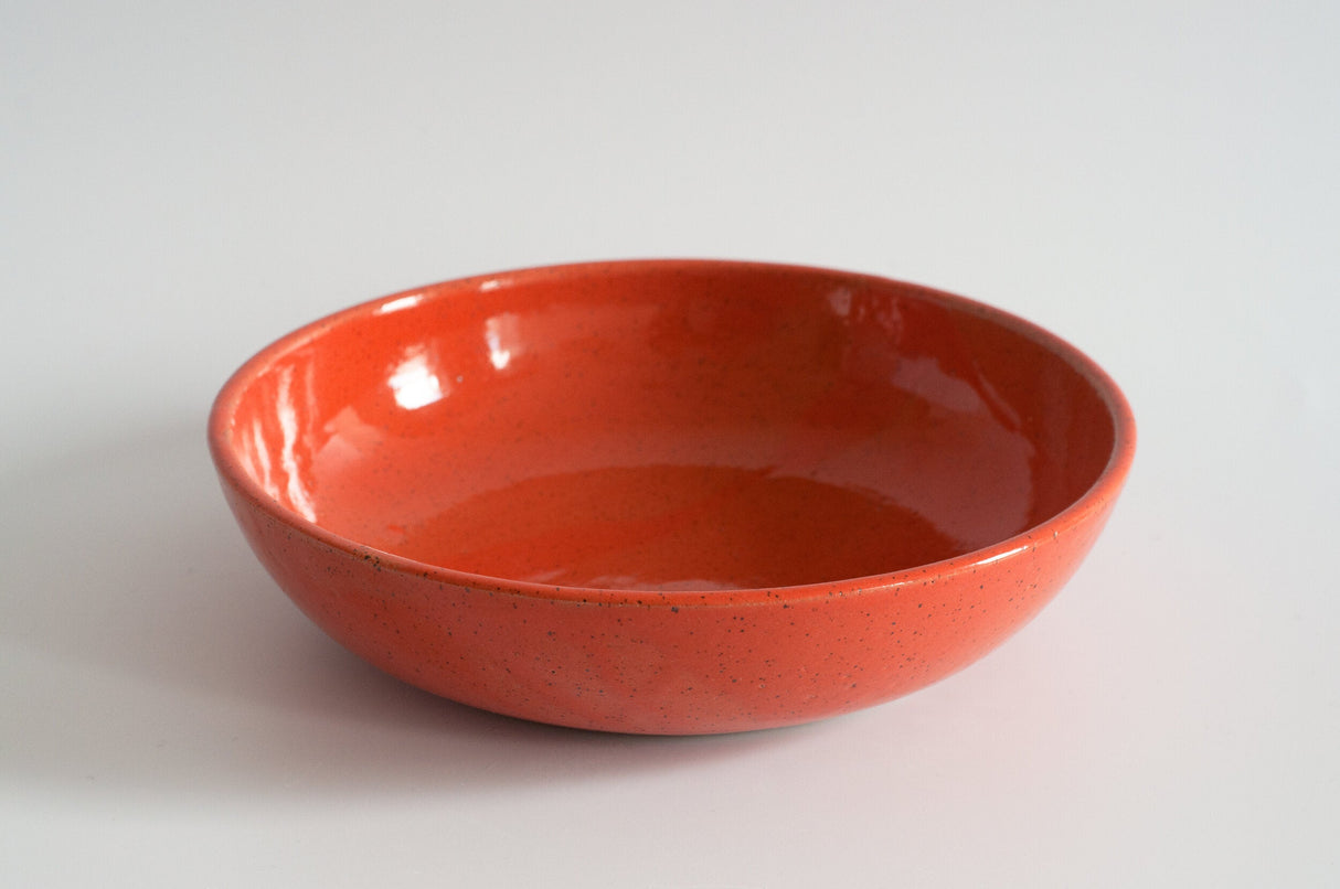 Large Pasta Bowl in Coral from Rachael Pots at Pinch in Northampton, MA