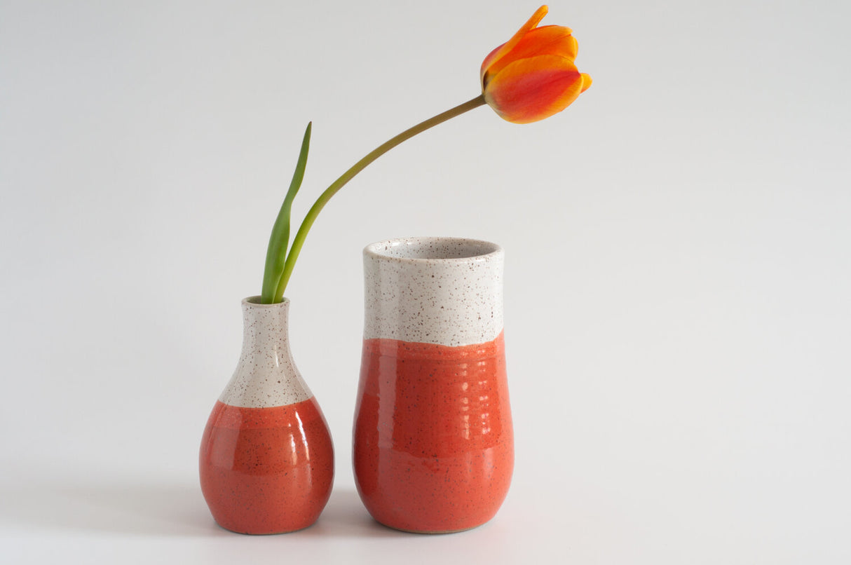 Small Vase in Coral from Rachael Pots at Pinch in Northampton, MA