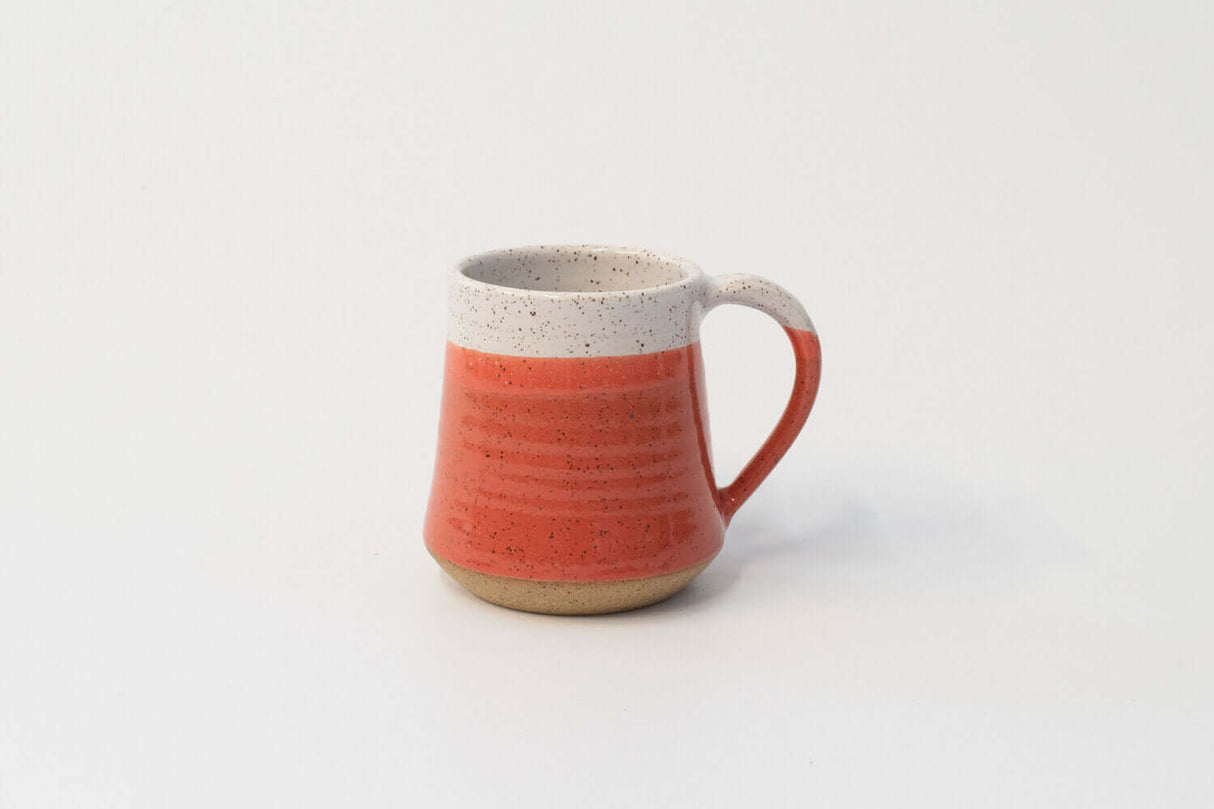 Tapered 14 oz Mug in Coral Glaze at PINCH