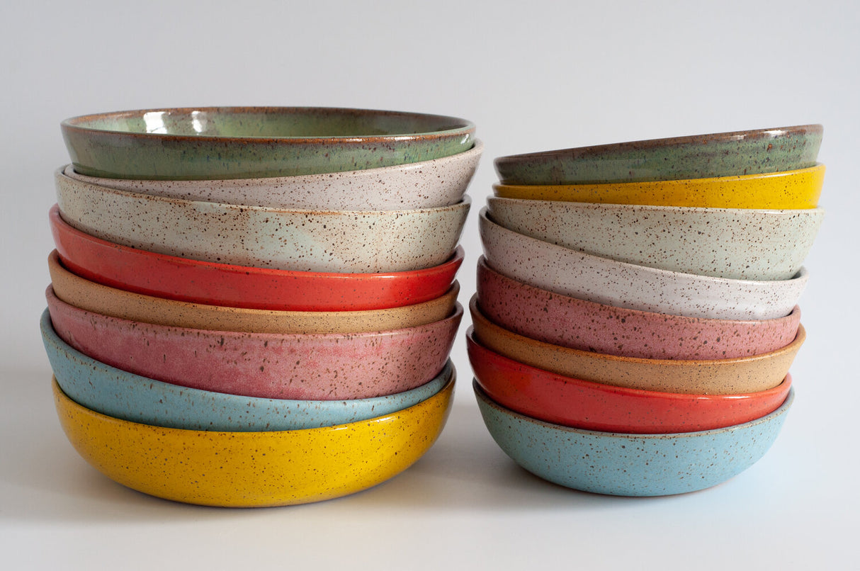 Small Pasta Bowl in Yellow from Rachael Pots at Pinch in Northampton, MA