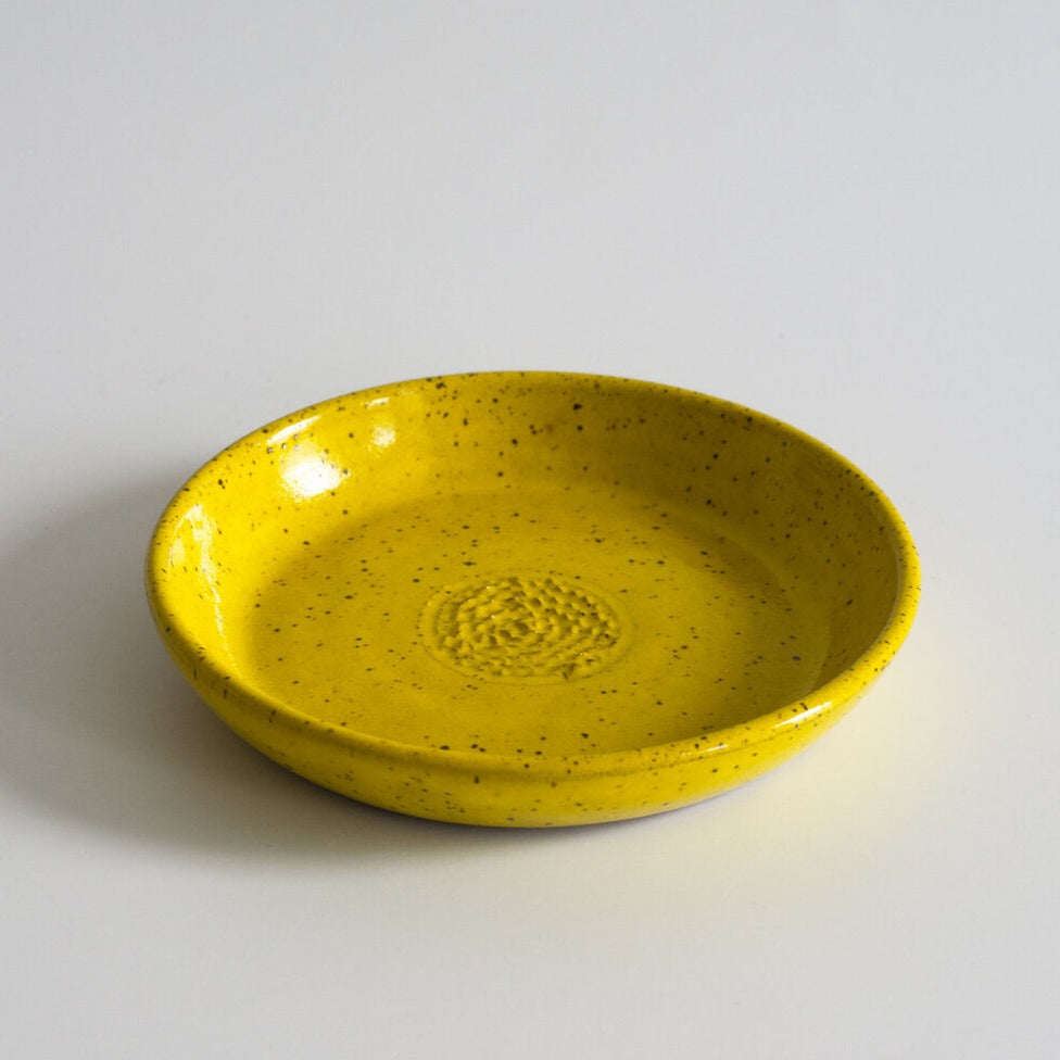 Garlic Scraper in Yellow from Rachael Pots at Pinch in Northampton, MA