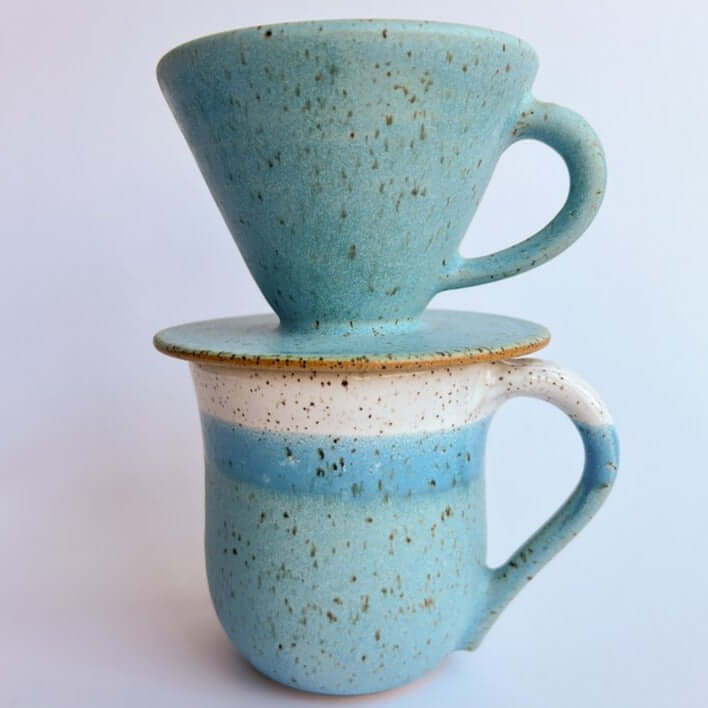 Coffee Pourover in Robin's Egg Blue at PINCH