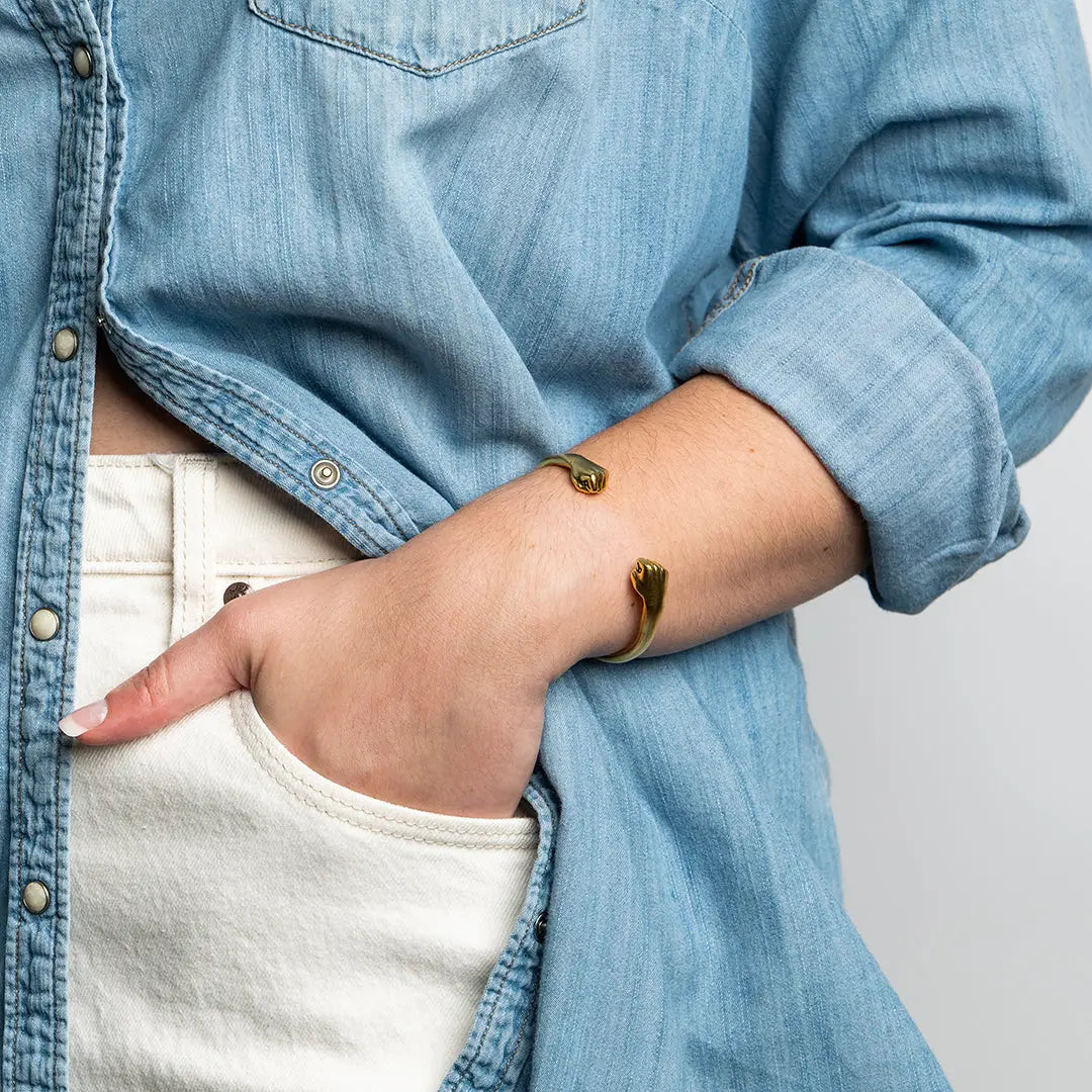 Fisticuff Bracelet in Antique Gold