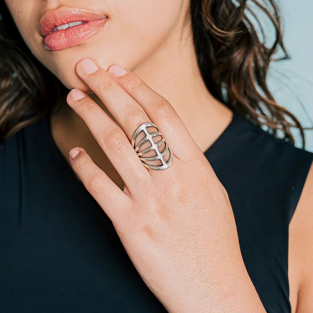 Silver Gladiator Ring