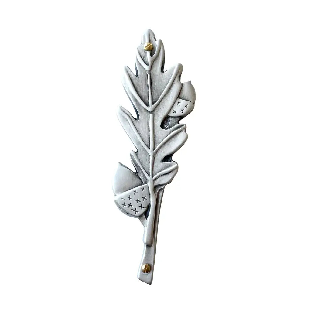 Oak Leaf Mezuzah at PINCH