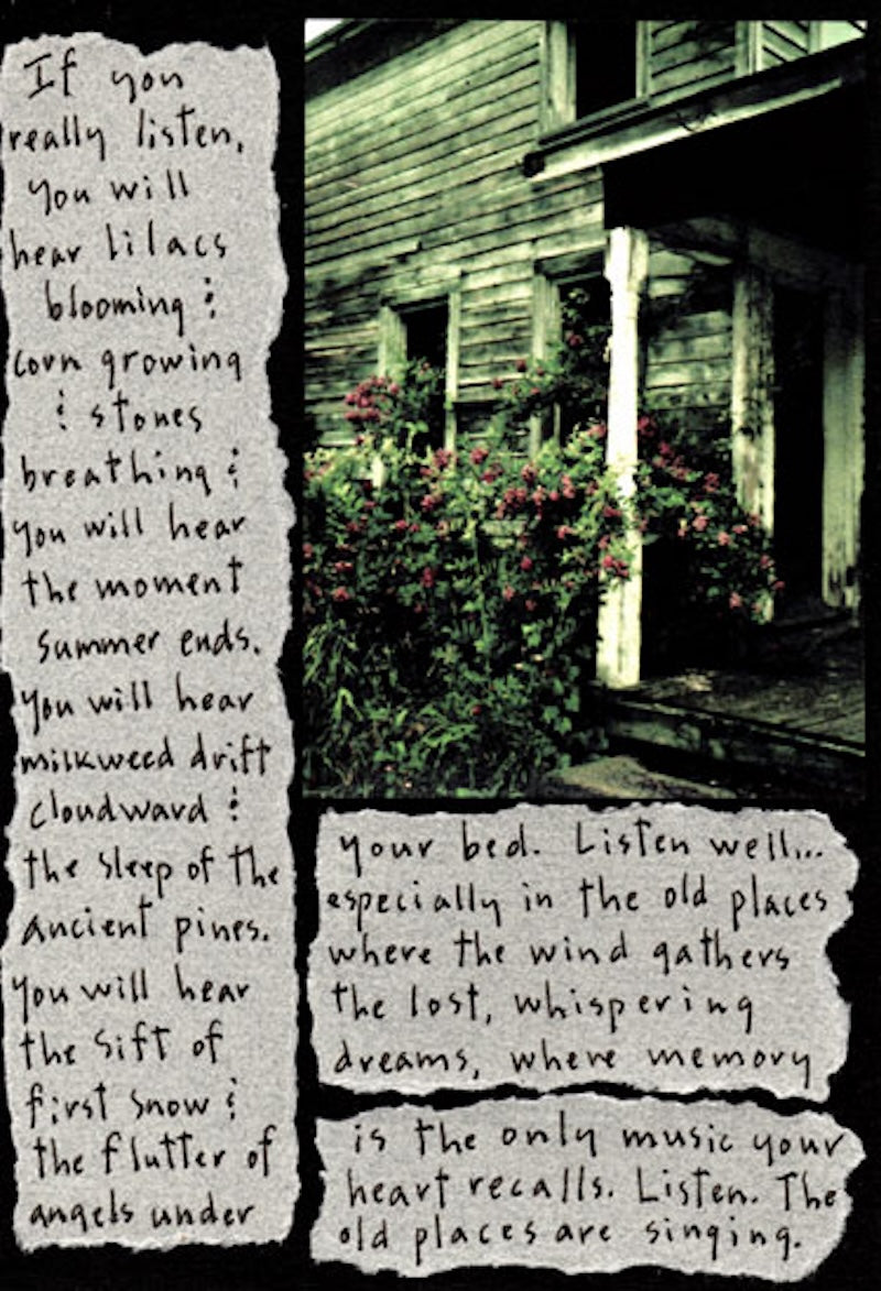 The Old Places Are Singing Story Picture from Diane Hanna/Stoneheart at Pinch in Northampton, MA