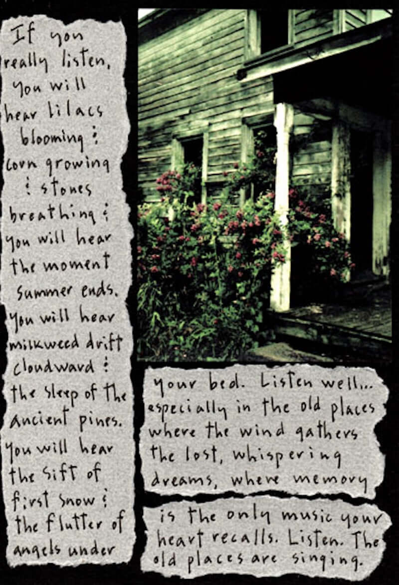 The Old Places Are Singing Story Picture at PINCH