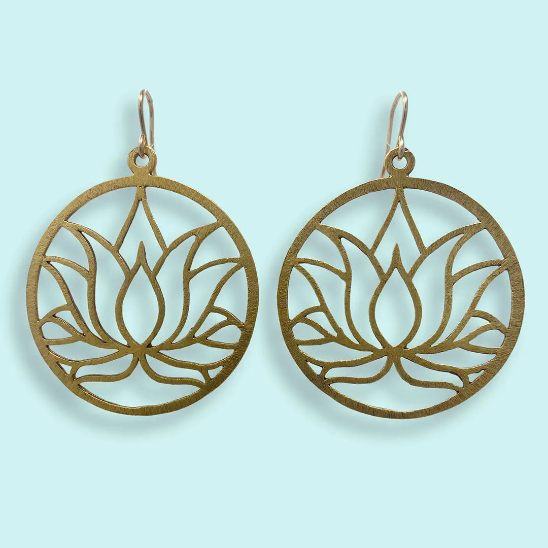 Lotus Earrings