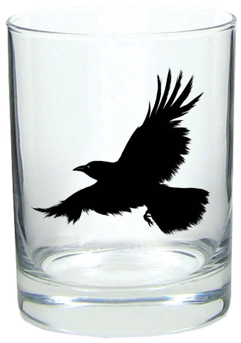 Flying Raven Rocks Glass from Salty Raven at Pinch in Northampton, MA