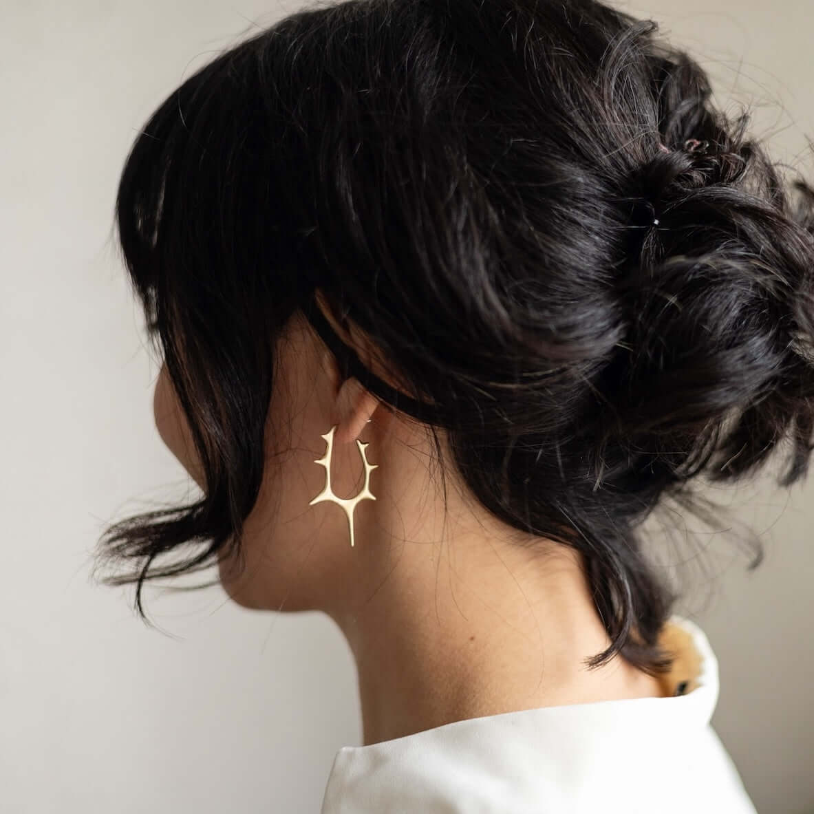 Thorn Hoop Earrings at PINCH