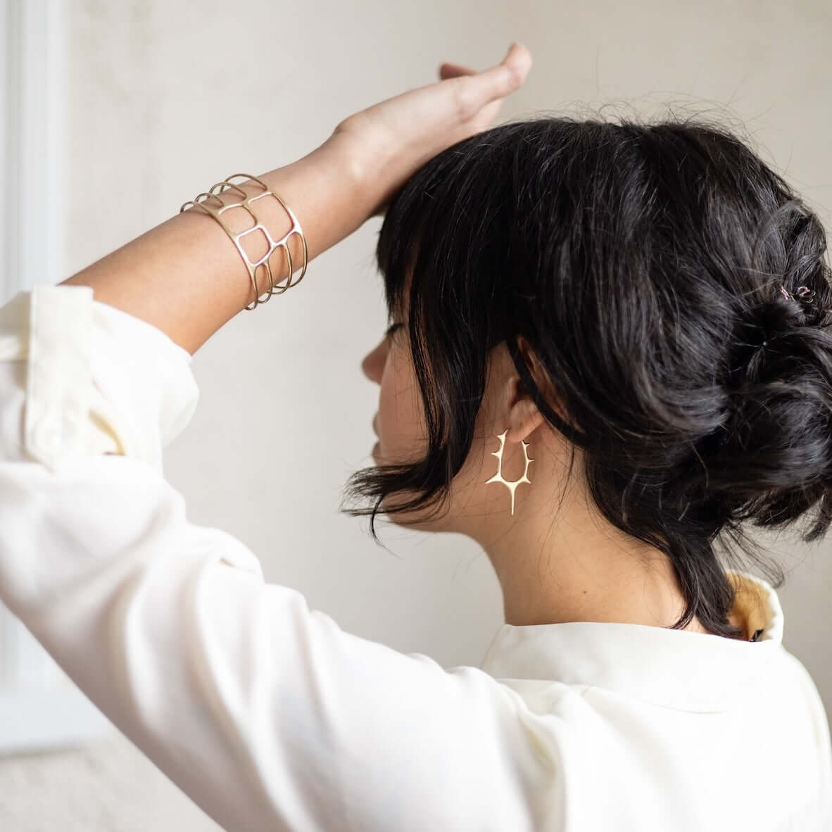 Thorn Hoop Earrings at PINCH