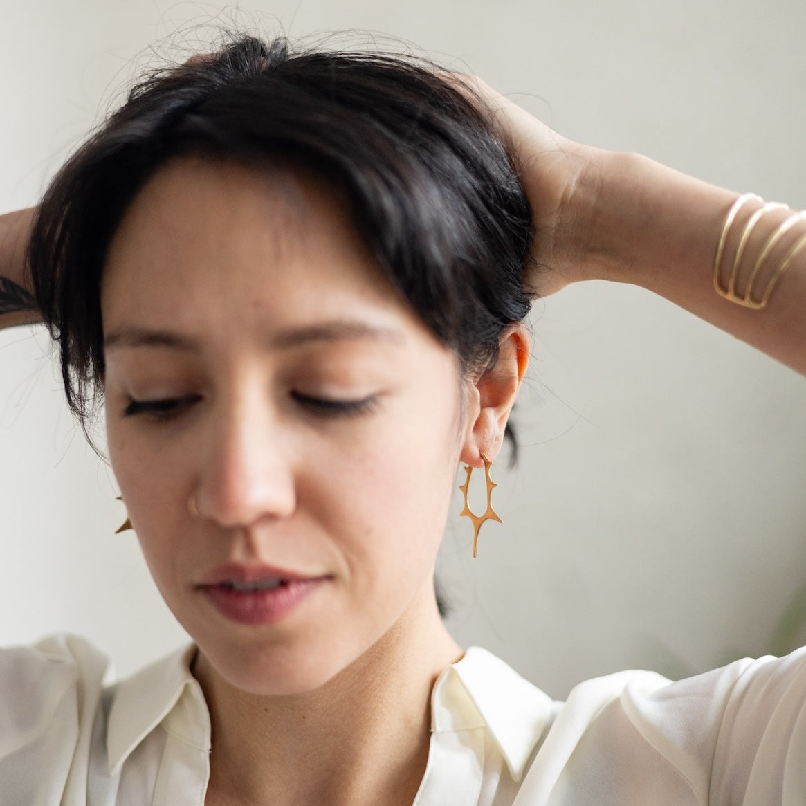 Thorn Hoop Earrings from Carolyn Keys at Pinch in Northampton, MA