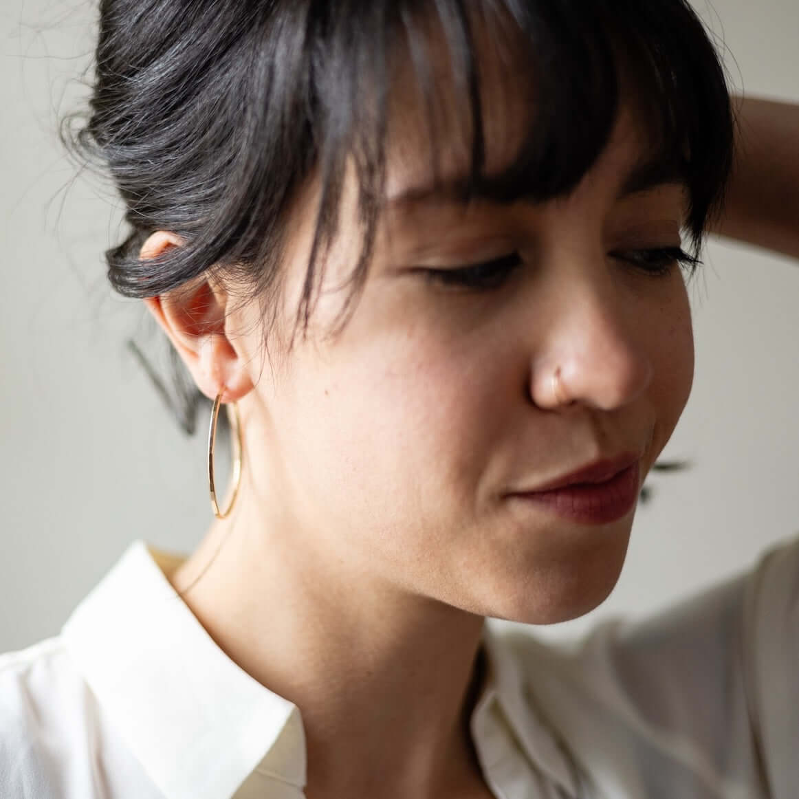 Twiggy Hoop Earrings at PINCH