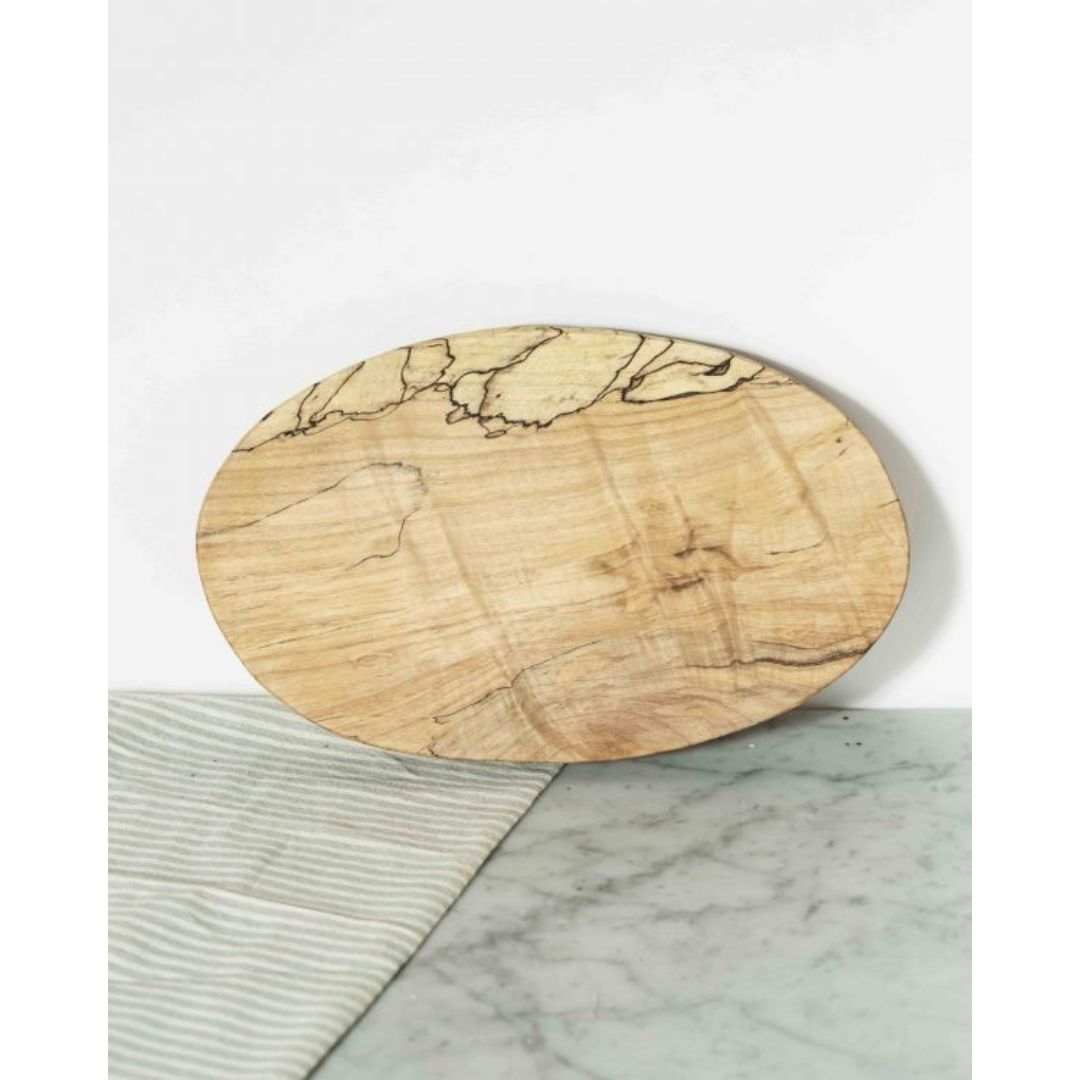 12-inch Spalted Maple Oval Board from Spencer Peterman at Pinch in Northampton, MA