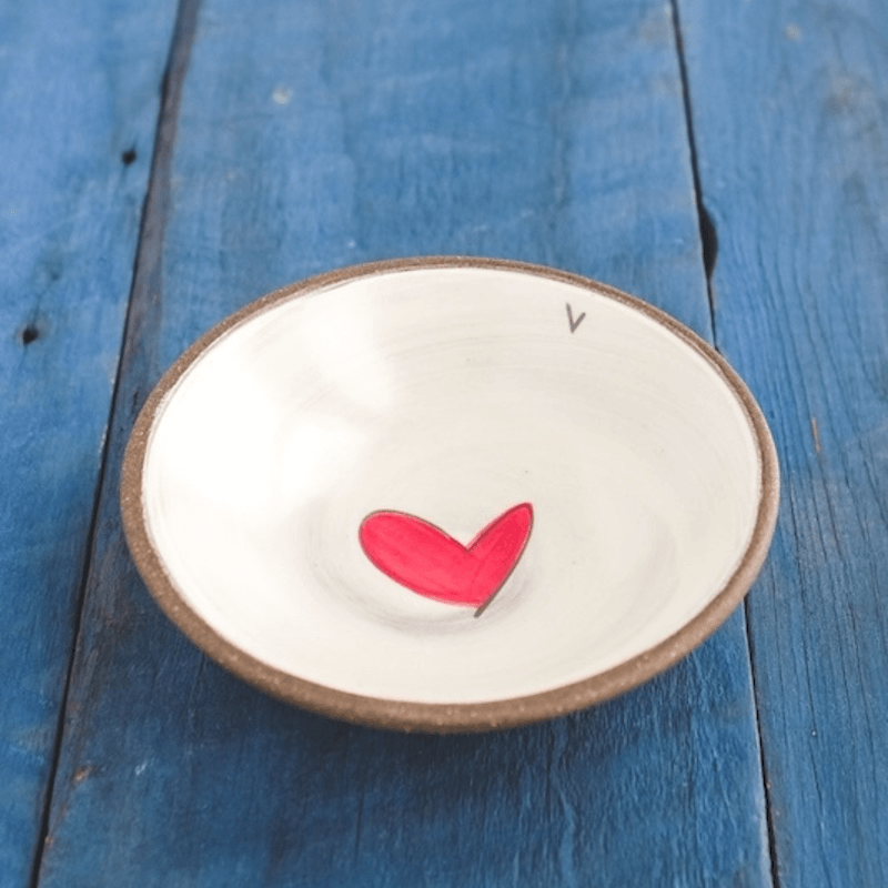 Mini Love (Heart) Bowl from ZPOTS at Pinch in Northampton, MA