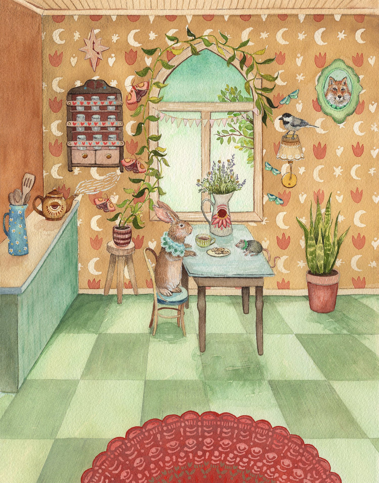 Woodland Homestead: The Kitchen 8x10 Print from Polanshek of the Hills at Pinch in Northampton, MA