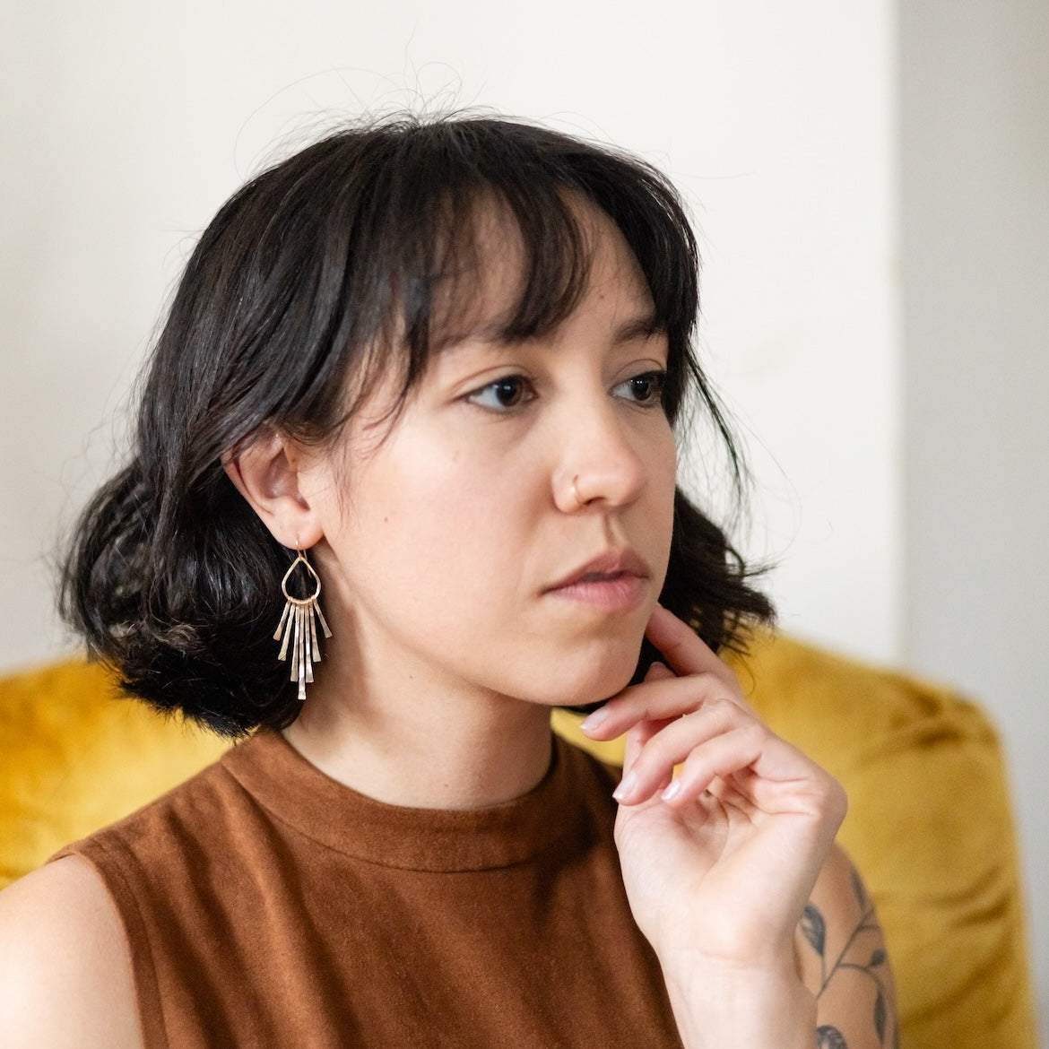 Zoe Earrings from Carolyn Keys at Pinch in Northampton, MA