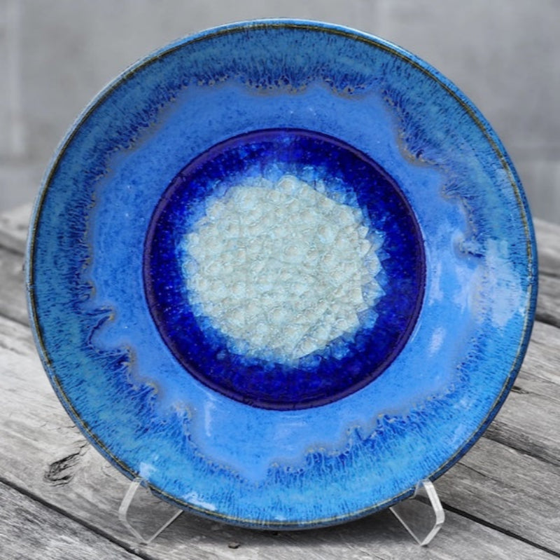 Small Platter in Starry Night Glaze from Dock 6 Pottery at Pinch in Northampton, MA