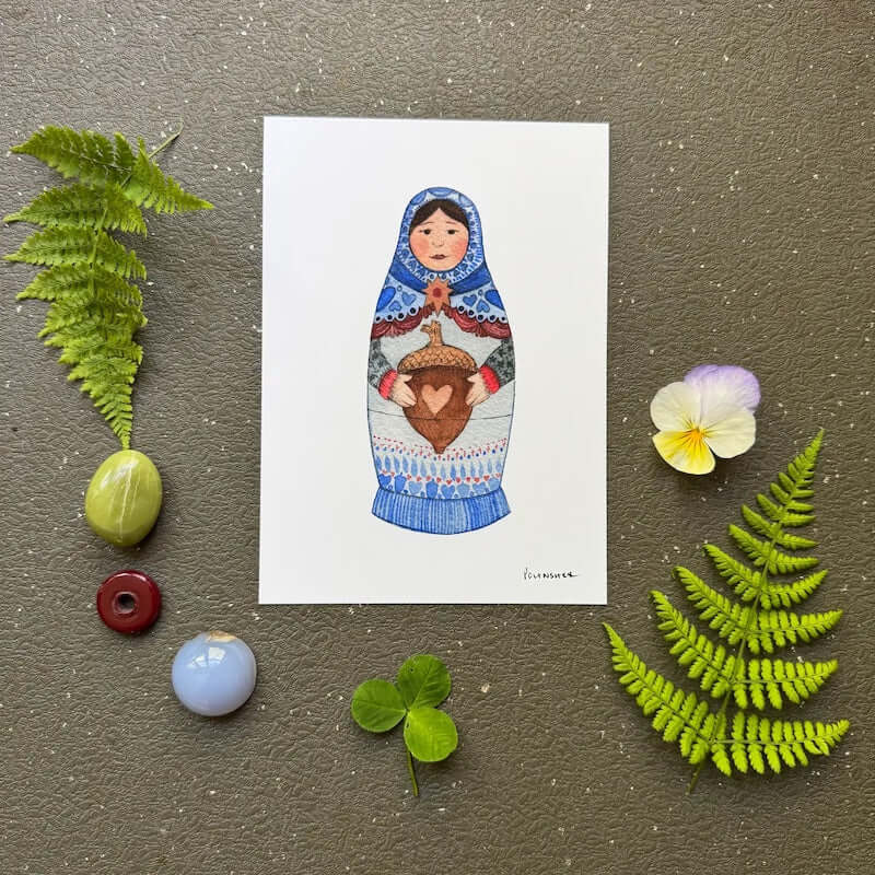 Forest Matron: The Acorn 5x7 Print from Polanshek of the Hills at Pinch in Northampton, MA