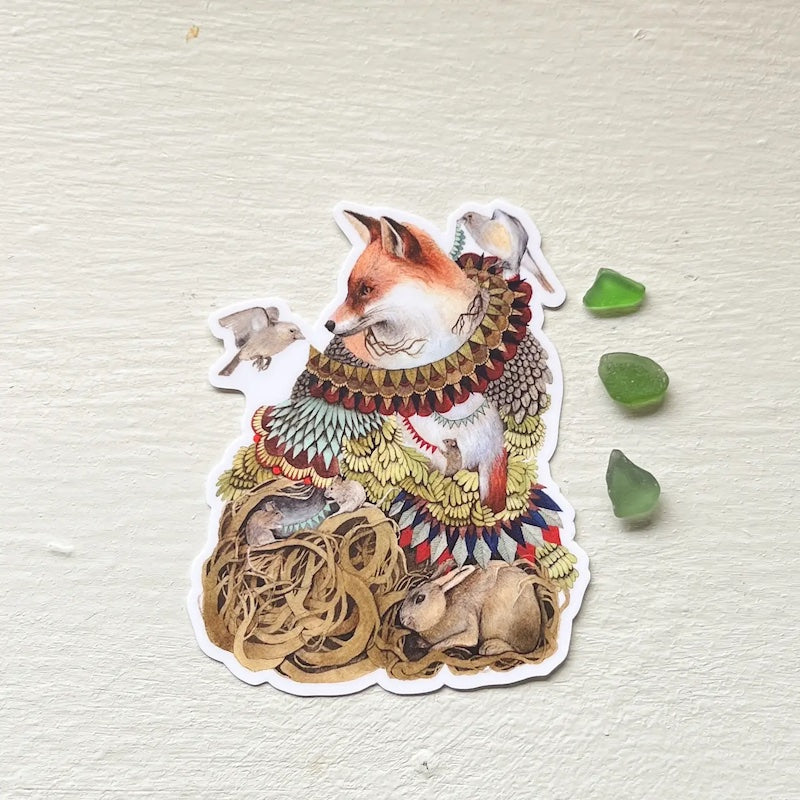 Quilted Comrades Sticker from Polanshek of the Hills at Pinch in Northampton, MA