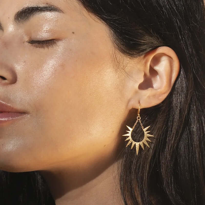 Starburst Linear Earrings at PINCH
