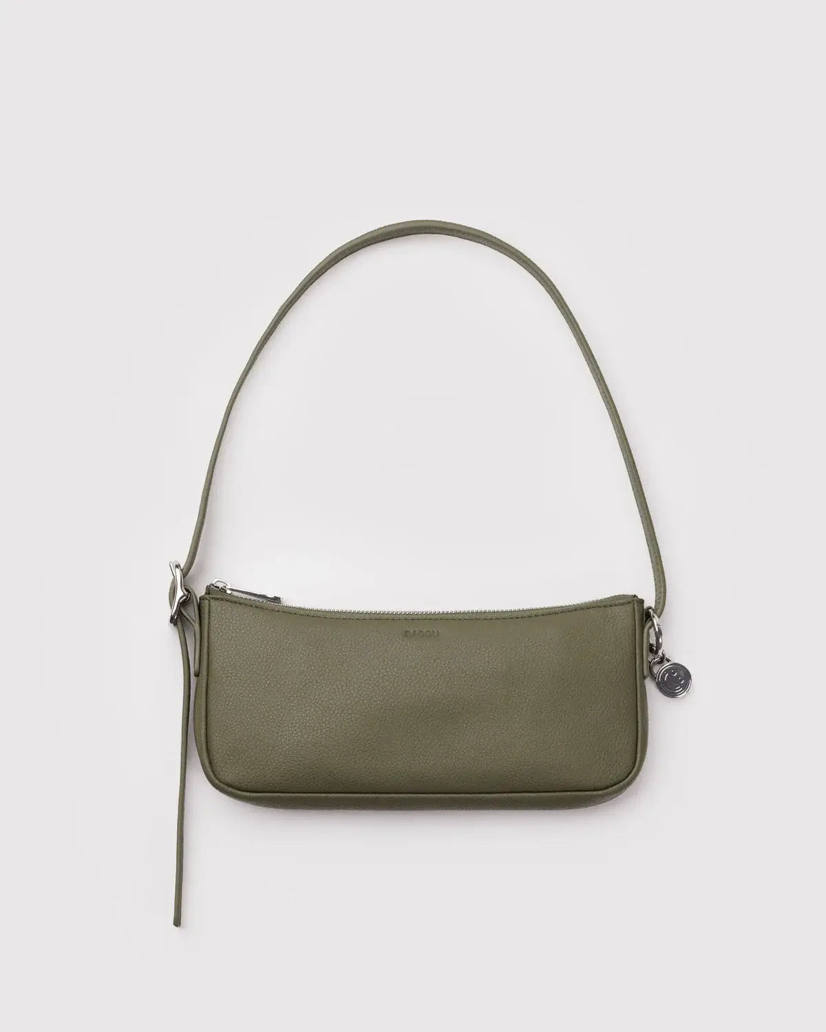 Pochette Recycled Leather in Loden at PINCH