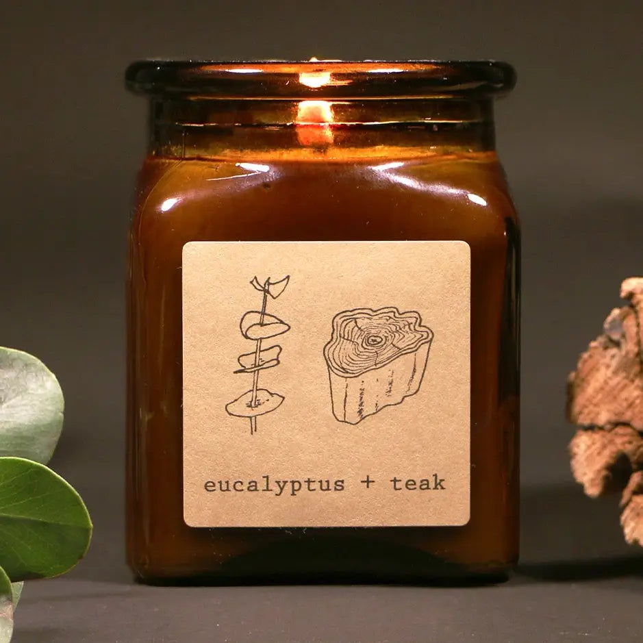 Eucalyptus + Teak Candle
