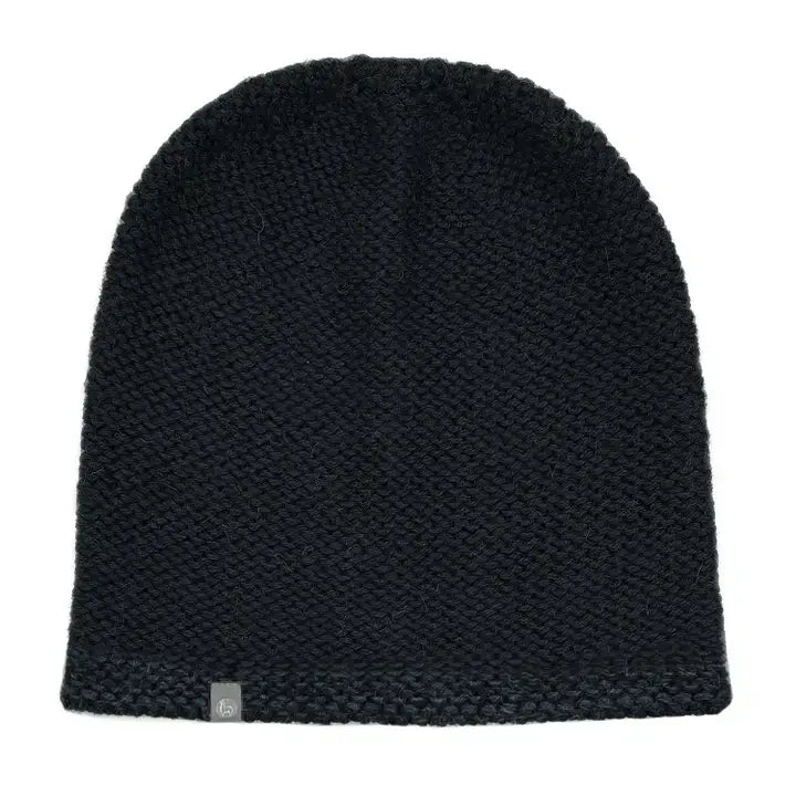 Alpaca Trail Beanie in Noir from Shupaca at Pinch in Northampton, MA